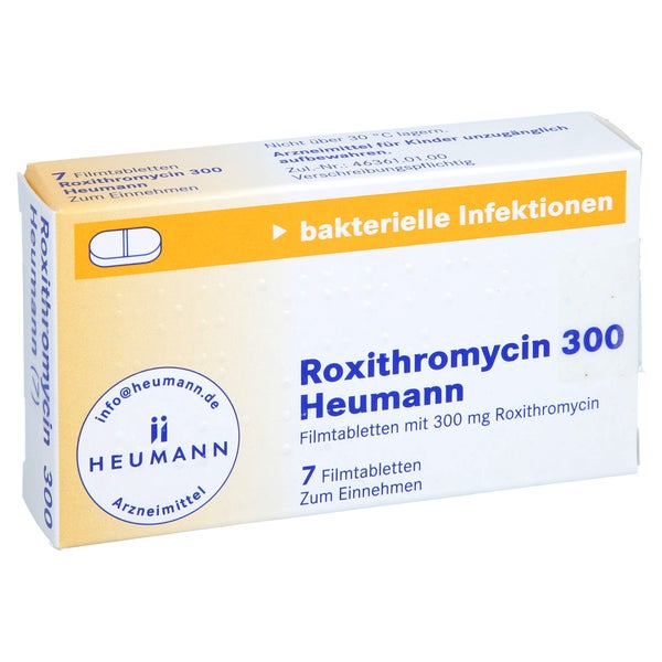 Roxithromycin 300 Heumann Filmtabletten 7 St