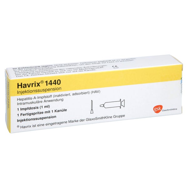 HAVRIX 1440 Impfdosis Inj.-Susp.i.e.Fertigspritze 1 St