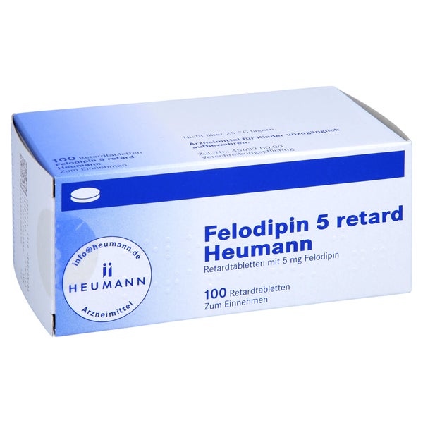 Felodipin 5 mg Heumann Retardtabletten 100 St