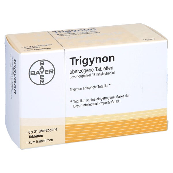 Trigynon 21 Überzogene Tabletten 6X21 St