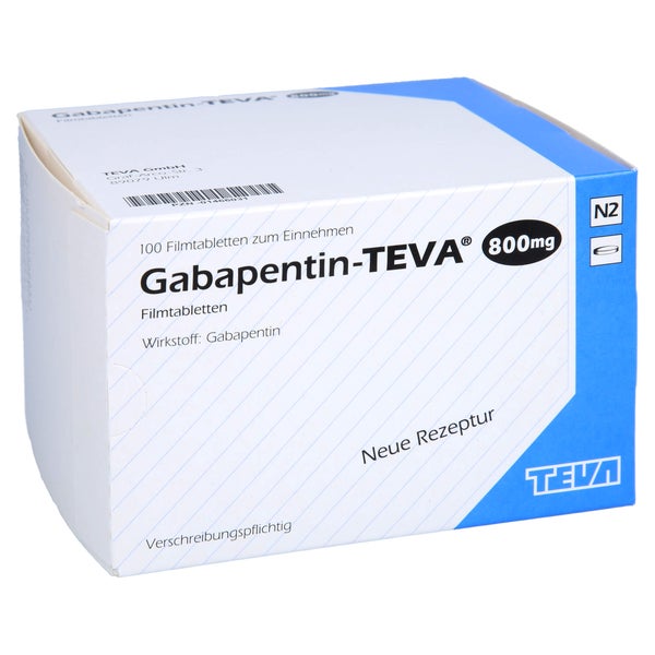 Gabapentin Teva 800 mg Filmtabletten 100 St