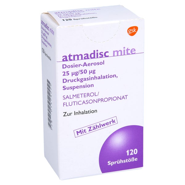 ATMADISC mite 25 µg/50 µg Dos.Aer.FCKW frei 120 St