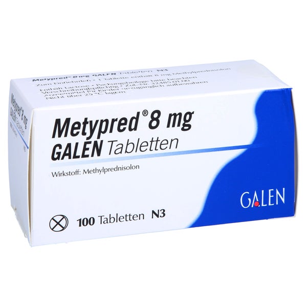 Metypred 8 mg GALEN Tabletten 100 St