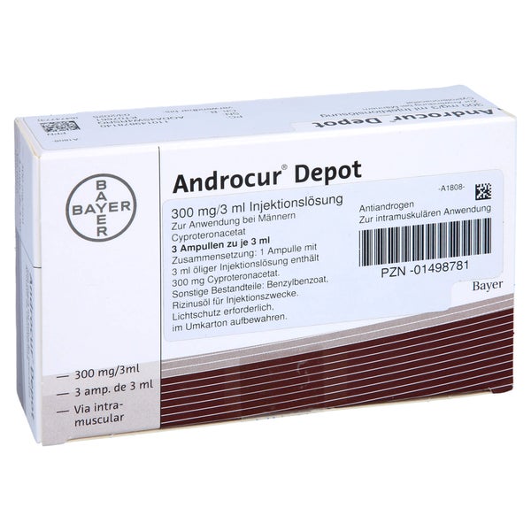 Androcur Depot Injektionslösung 3X3 ml