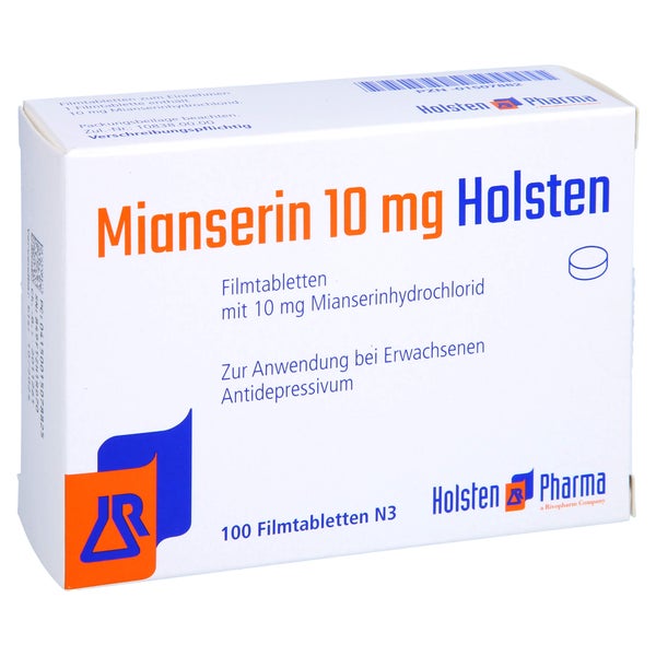 Mianserin 10 mg Holsten Filmtabletten 100 St