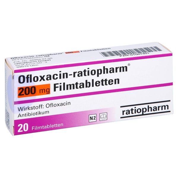 OFLOXACIN-ratiopharm 200 mg Filmtabletten 20 St