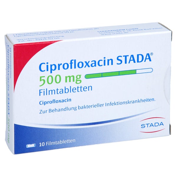 CIPROFLOXACIN STADA 500 mg Filmtabletten 10 St
