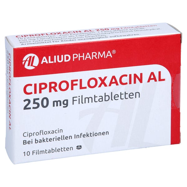 Ciprofloxacin AL 250 mg Filmtabletten 10 St