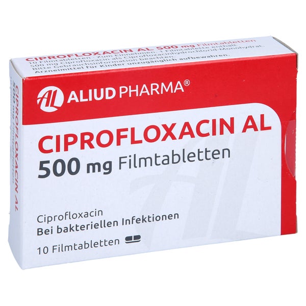 Ciprofloxacin AL 500 mg Filmtabletten 10 St