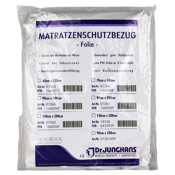 Matratzen Schutzbezug Folie 0,1 mm 60x12 1 St