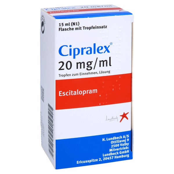 Cipralex 20 Mg/ml Tropfen zum Einnehmen 15 ml