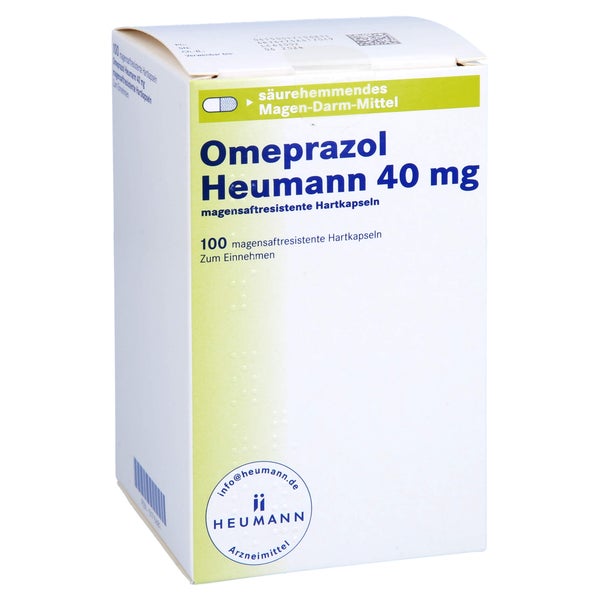 OMEPRAZOL Heumann 40 mg magensaftres.Hartkapseln 100 St