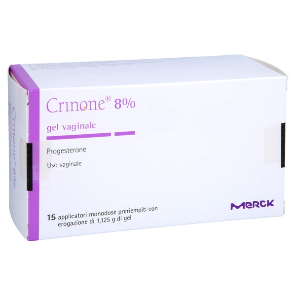 Crinone 8% Applikatoren Vaginalgel 15 St