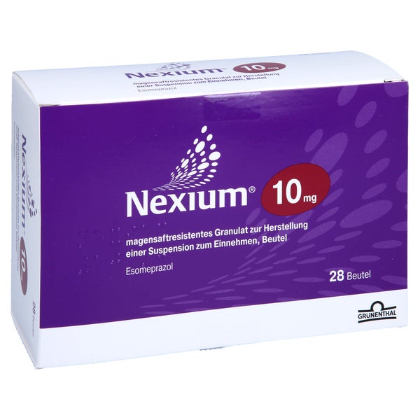 NEXIUM 10 mg magensaftr.Gra.z.Her.e.Sus.z.Ein.Btl. 28 St