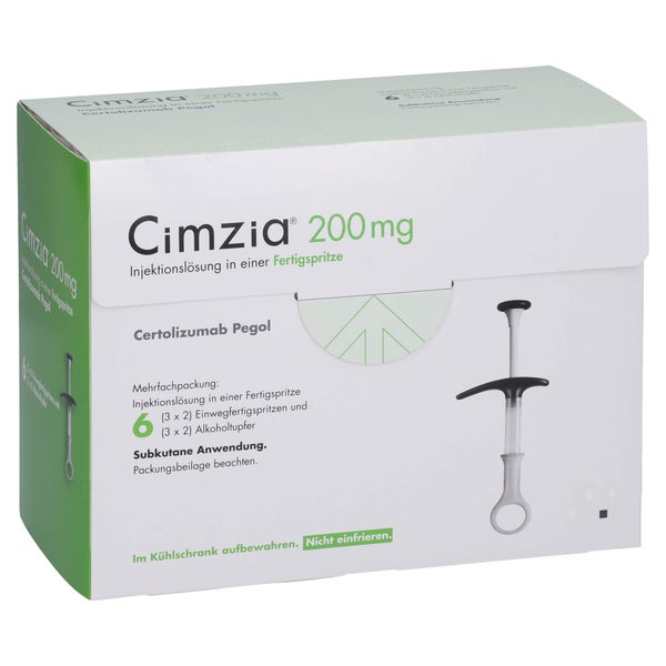 CIMZIA 200 mg Inj.-Lsg.i.e.Fertigspritze 3X2 St