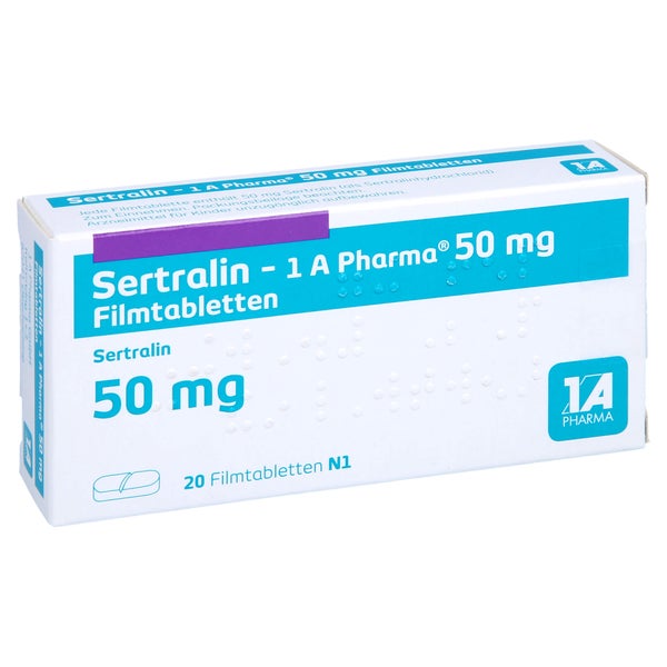 Sertralin-1a Pharma 50 mg Filmtabletten 20 St