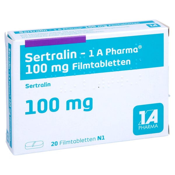 SERTRALIN-1A Pharma 100 mg Filmtabletten 20 St