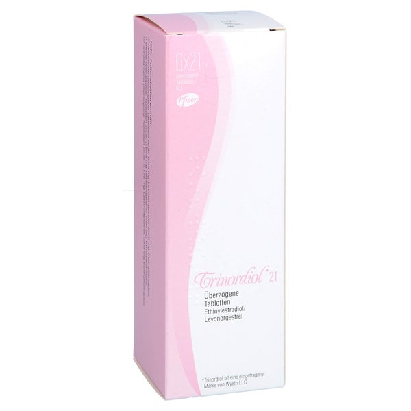 Trinordiol 21 Überzogene Tabletten 6X21 St