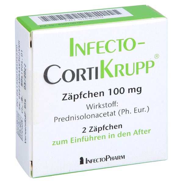 Infectocortikrupp Zäpfchen 2 St