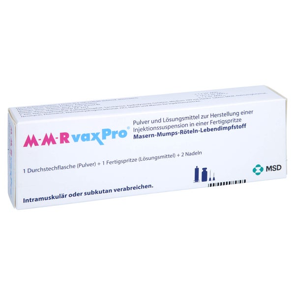 M-M-RvaxPro P.+LM H.Inj.-Susp.Fertigspr.m.Kanüle 0,5 ml