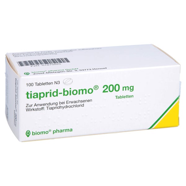 Tiaprid-biomo 200 mg Tabletten 100 St