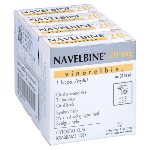 Navelbine 20 mg Weichkapseln 4 St