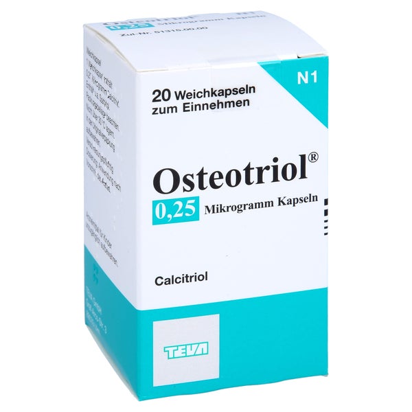 Osteotriol 0,25 µg Kapseln 20 St