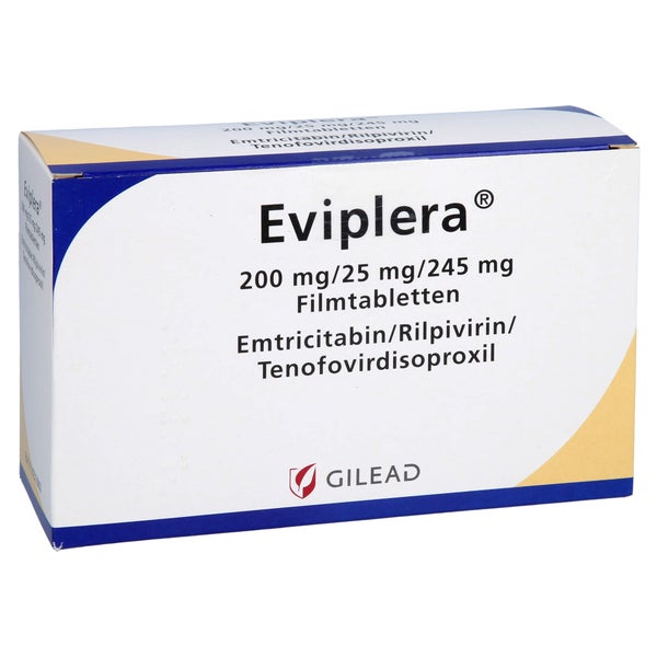EVIPLERA 200 mg/25 mg/245 mg Filmtabletten 3X30 St