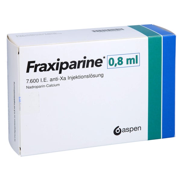 FRAXIPARINA 0,8 ml Injektionslösung i.e.Fertigspr. 10X0,8 ml