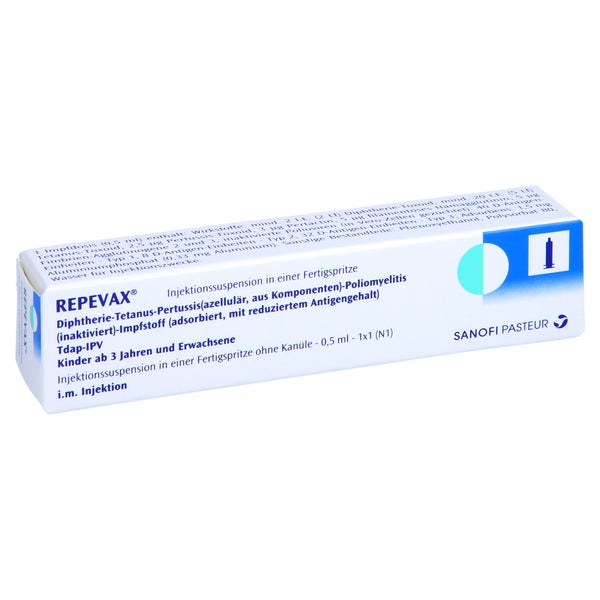 REPEVAX Injekt.-Susp.i.e.Fertigspritze ohne Kanüle 1 St