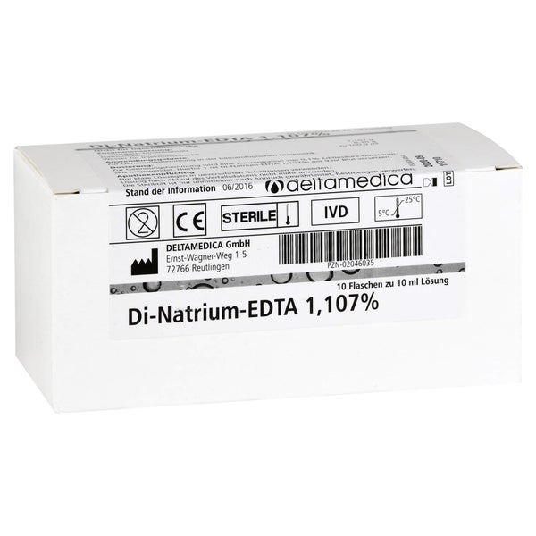 DI Natrium EDTA Lösung 1,107% 10X10 ml