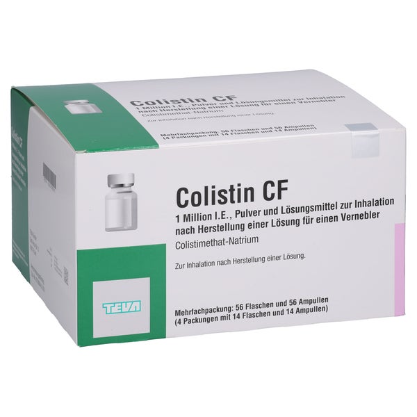 COLISTIN CF 1 Million I.E. P.+LM Her.Lsg.f.Verneb. 56 St