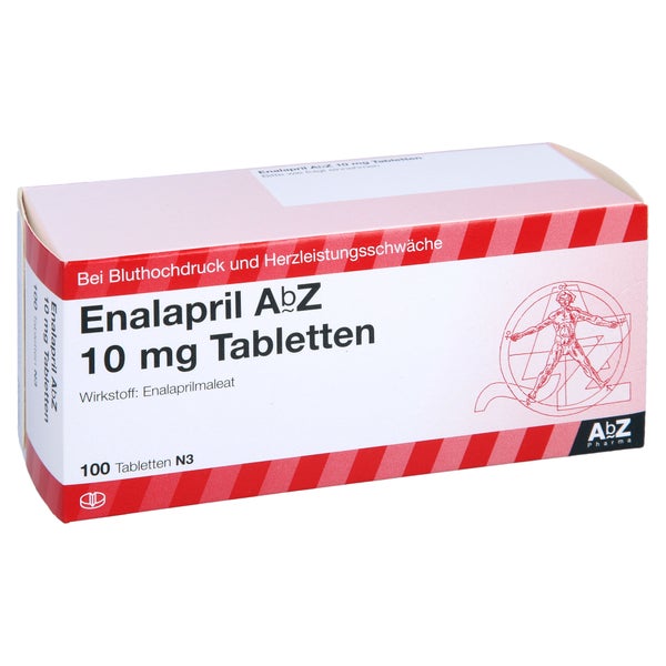 Enalapril AbZ 10 mg Tabletten 100 St