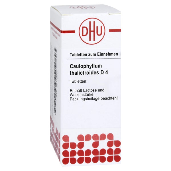 Caulophyllum Thalictroides D 4 Tabletten 80 St