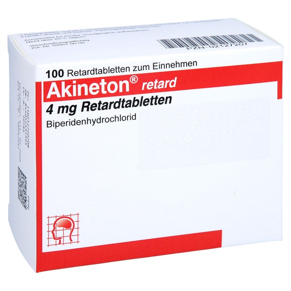 Akineton Retard 4 mg Retardtabletten 100 St