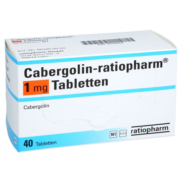 Cabergolin-ratiopharm 1 mg Tabletten 40 St