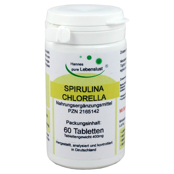 Spirulina+chlorella Tabletten 60 St