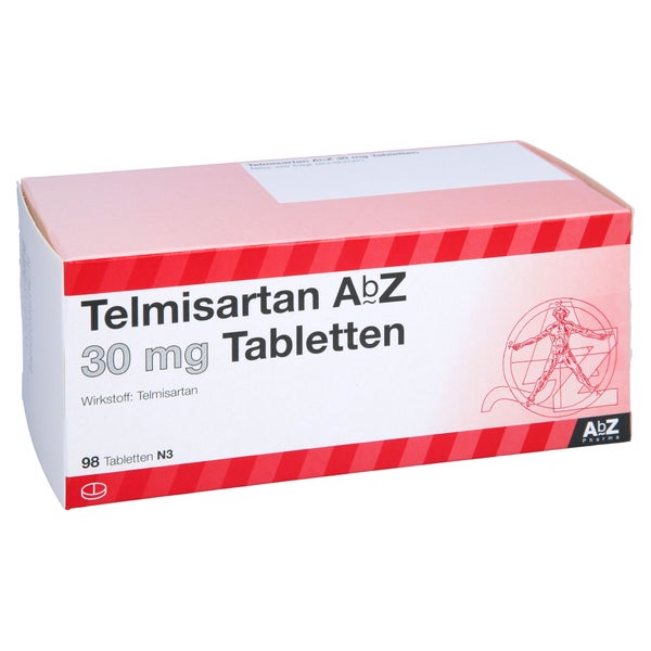 Telmisartan AbZ 30 mg Tabletten 98 St