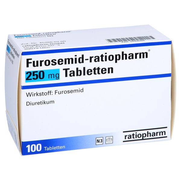 Furosemid-ratiopharm 250 mg Tabletten 100 St