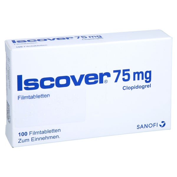 Iscover 75 mg Filmtabletten 100 St