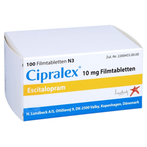 Cipralex 10 mg Filmtabletten 100 St