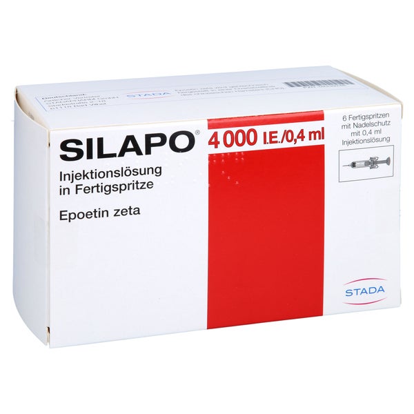 SILAPO 4.000 I.E./0,4 ml Inj.-Lösung Fertigspr. 6X1 St