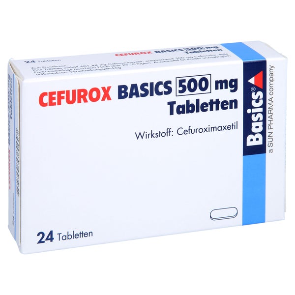 Cefurox Basics 500 mg Tabletten 24 St