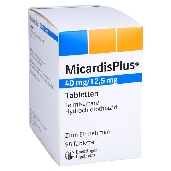 Micardisplus 40 Mg/12,5 mg Tabletten 98 St
