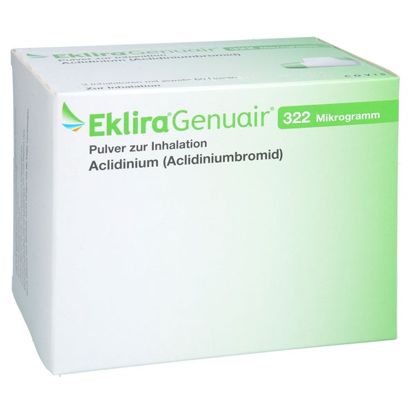 EKLIRA Genuair 322 µg Pulver zur Inhalation 3x60ED 3 St