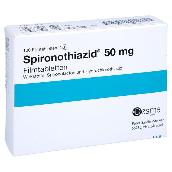 Spironothiazid 50 mg Filmtabletten 100 St