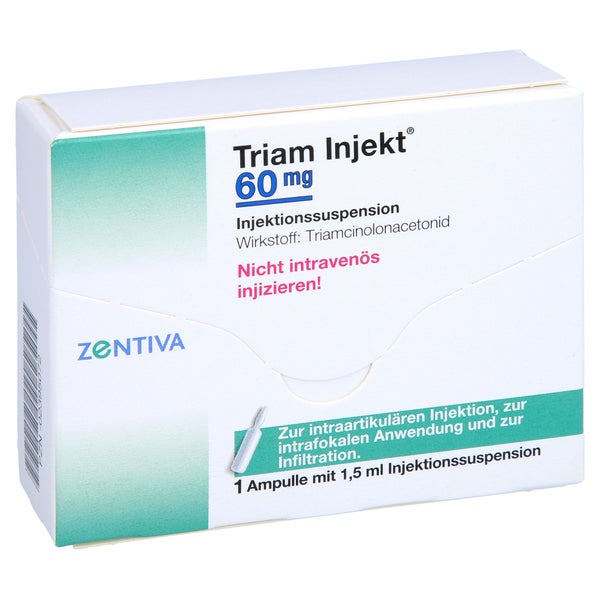 TRIAM INJEKT 60 mg Kristallsuspension in Ampullen 1X1,5 ml