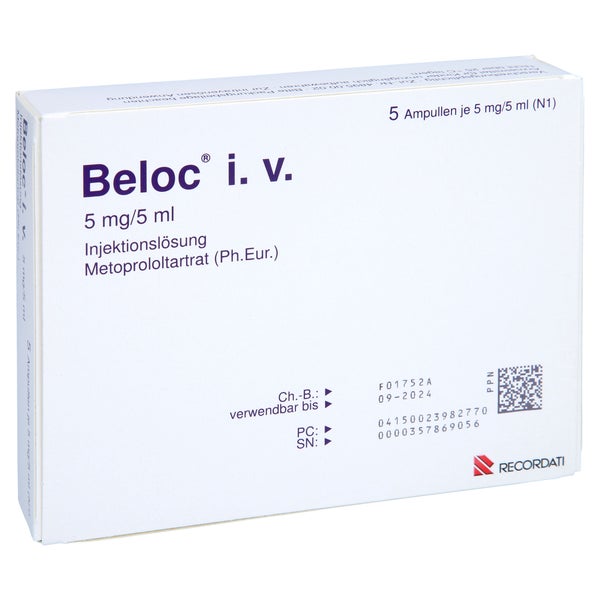 Beloc i.v. Injektionslösung 5X5 ml