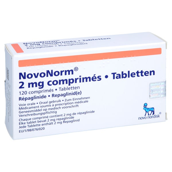 Novonorm 2 mg Tabletten 120 St
