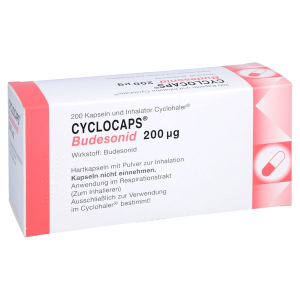 CYCLOCAPS Budesonid 200 µg Inh.Kaps.+Cyclohaler 200 St